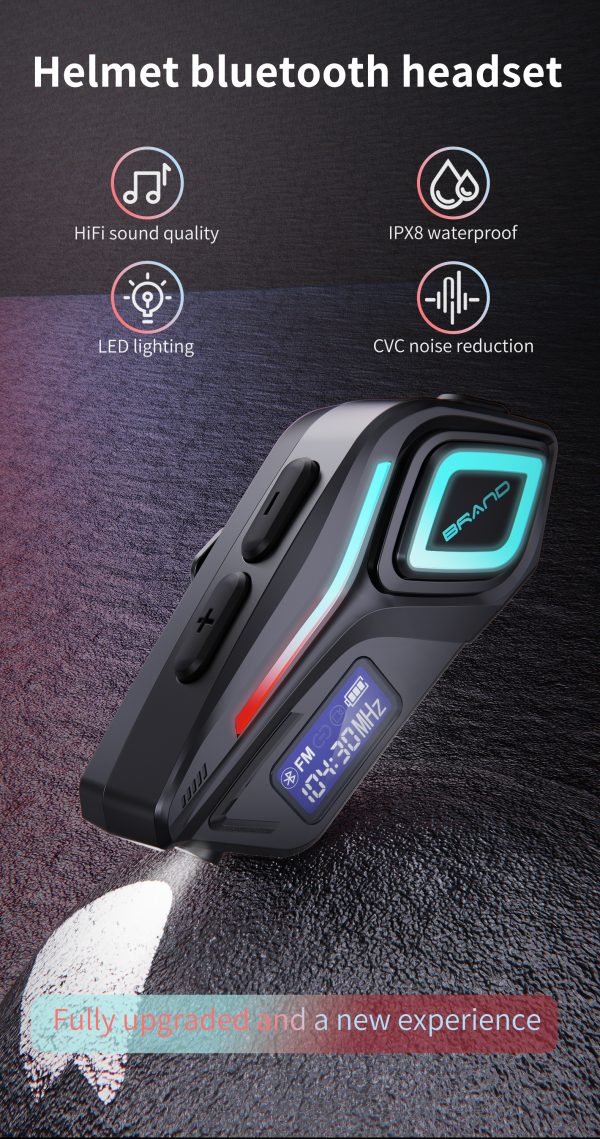 FM Radio Helmet Bluetooth Headset