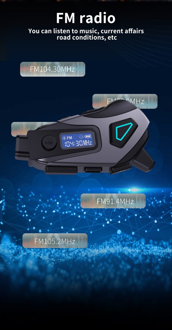 Helmet Headset Pro with FM and Turn Signals
