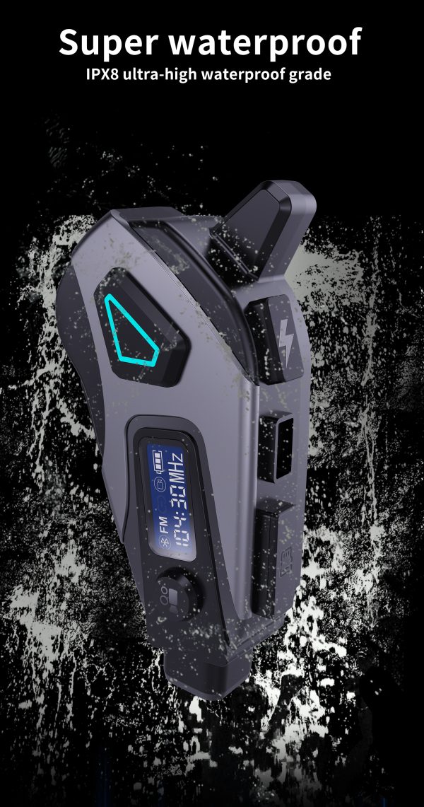 Helmet Headset Pro with FM and Turn Signals