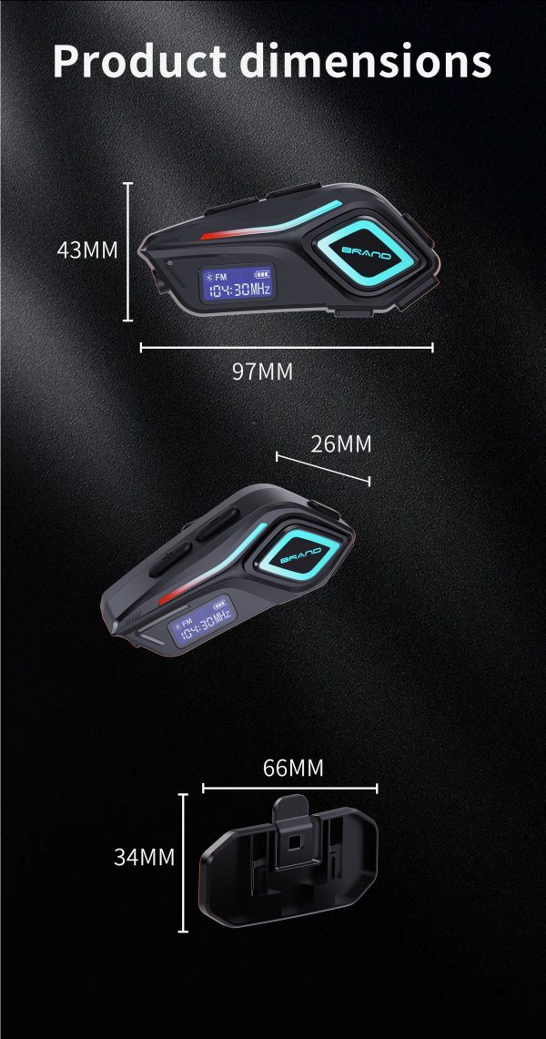 FM Radio Helmet Bluetooth Headset