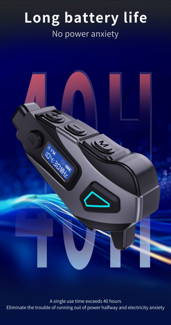 Helmet Headset Pro with FM and Turn Signals
