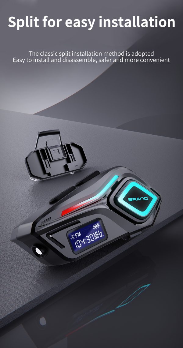 FM Radio Helmet Bluetooth Headset