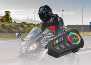 40-Hour Bluetooth Headset for Helmets
