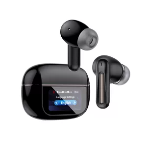 Touch screen noise-canceling bluetooth headphone
