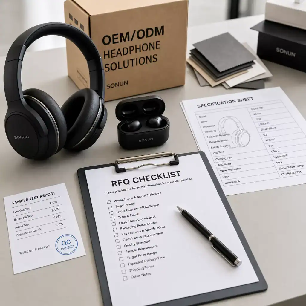 OEM Headphone RFQ Checklist for Faster and More Accurate Quotes